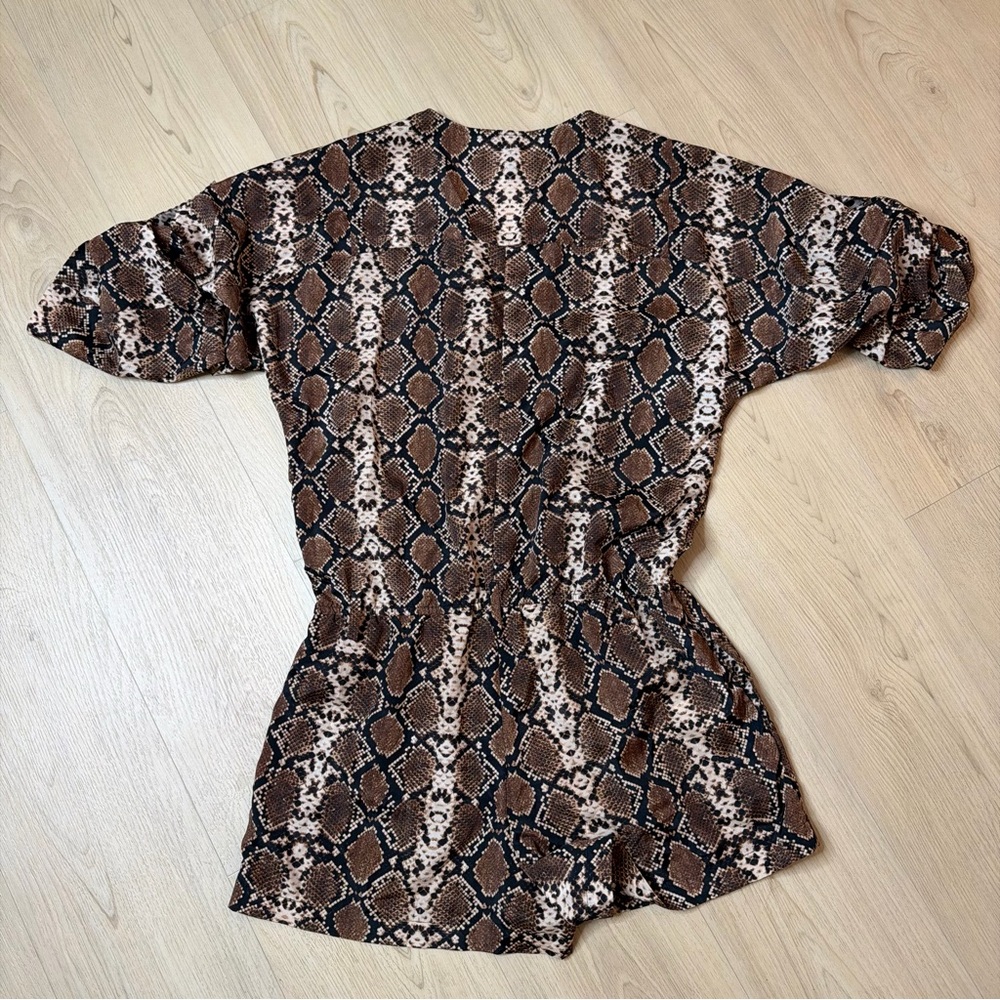 BCBGMaxAzria Snake Skin Romper - Picture 6 of 6